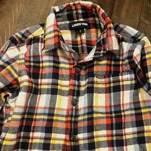 Lands End Flannel Shirt